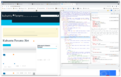 Homepage with devtools open
The yellow box is selected.
